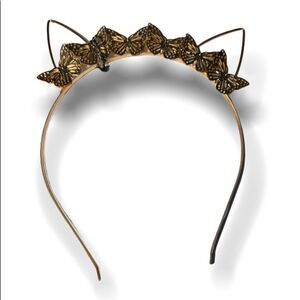 5/$25 NWOT Cat Ears & Butterflies Hairband